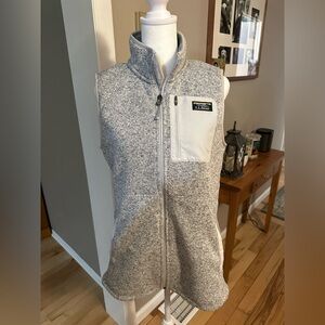 L.L. Bean Heathered Gray Vest